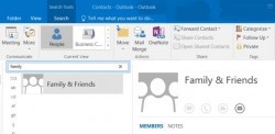 outlook private contact group